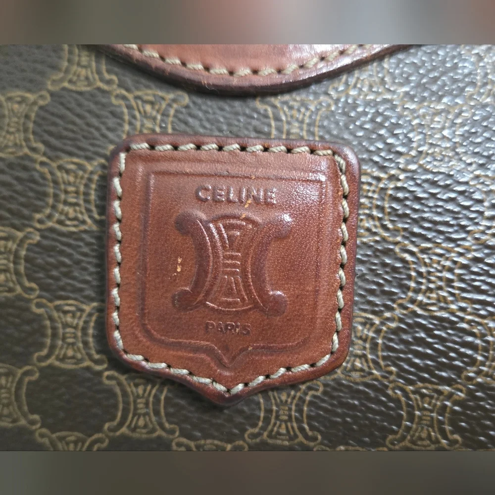 EUC Rare Vintage Celine Macadam Mini Shoulder Bag Limited Edition - Picture 3 of 14